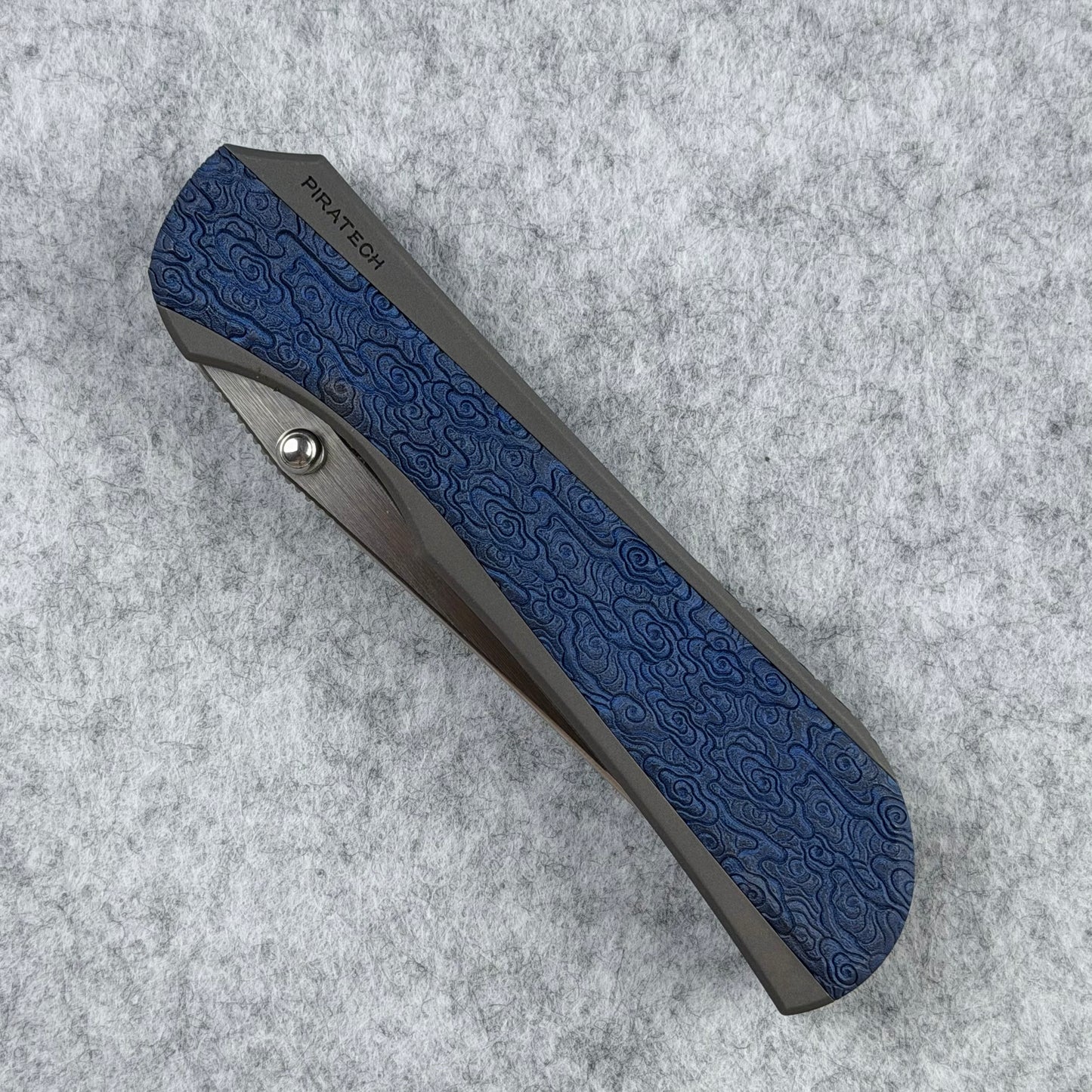 Saga Inlay - Piratech® Blue | 3D Laser Engraving