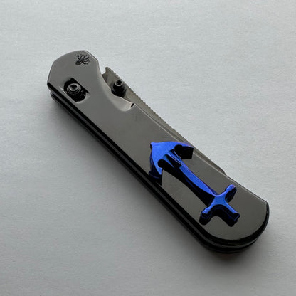 Piratech Blue Anchor - Titanium Clip
