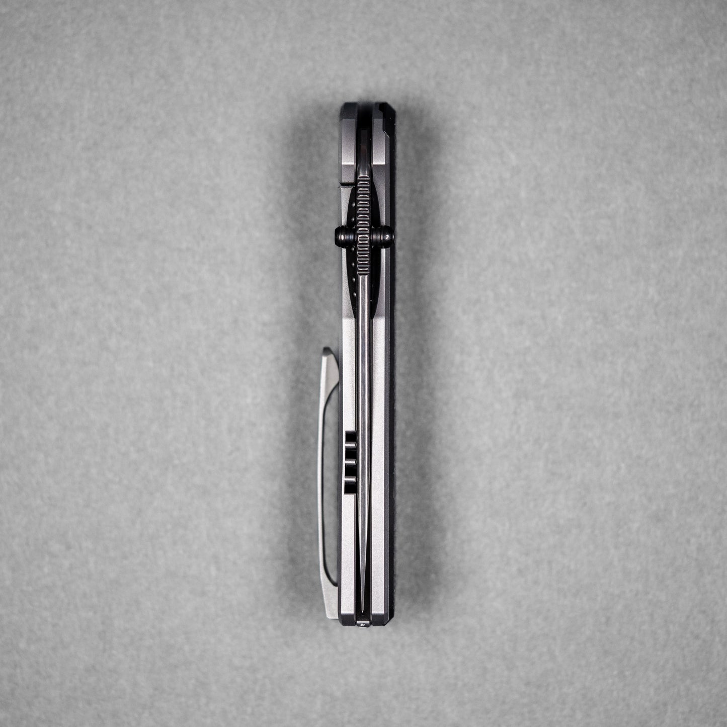 Piratech x URBAN Saga - Satin DLC S90V & Zir Blasted Titanium w/ Bead Blast DLC Chaos Seigaiha™