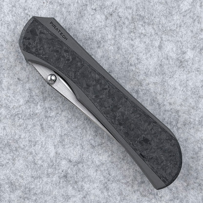 Saga Inlay - Shredded Carbon Fiber