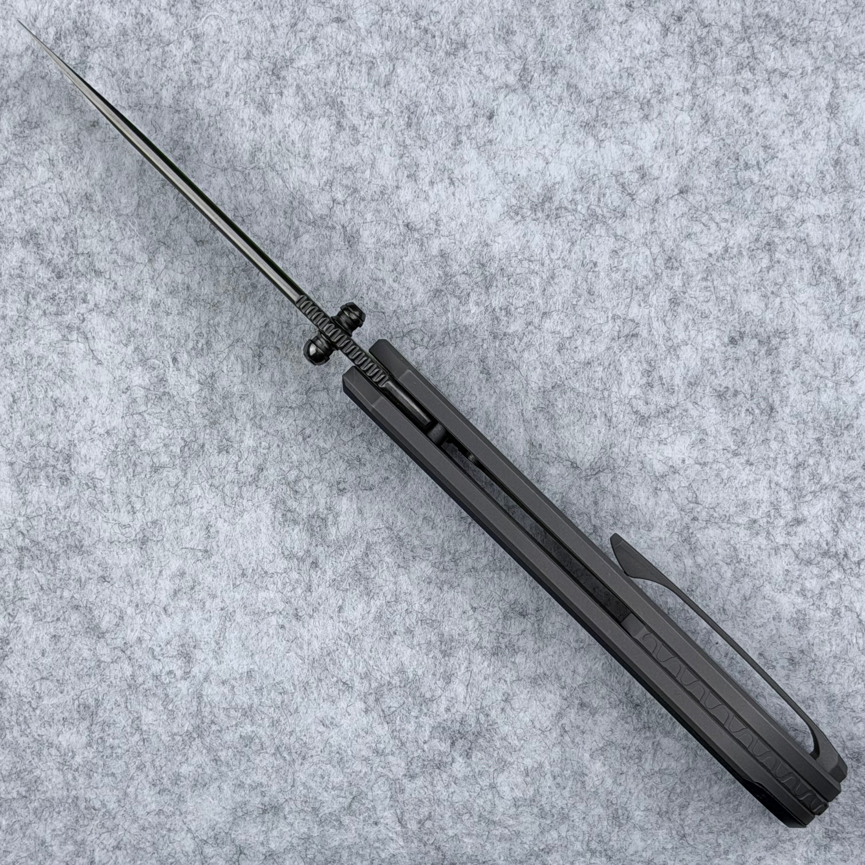 Saga DLC | S90V Titanium Framelock Knife | Piratech®