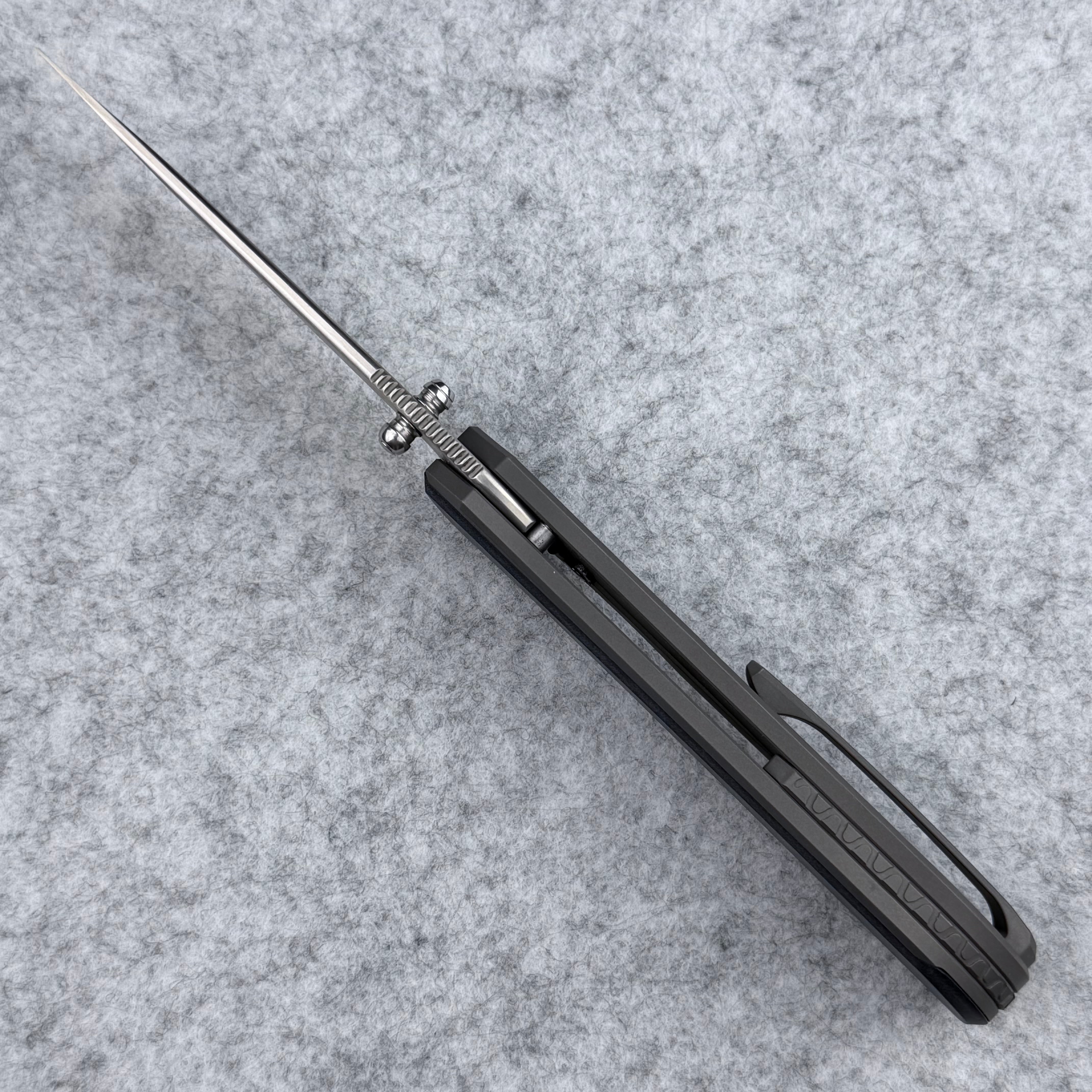 Saga | S90V Titanium Framelock Knife | Piratech®