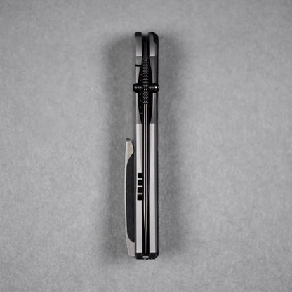 Piratech x URBAN Saga - Mirror Polish DLC S90V & Zir Blasted Titanium w/ Bead Blast DLC Chaos Seigaiha™