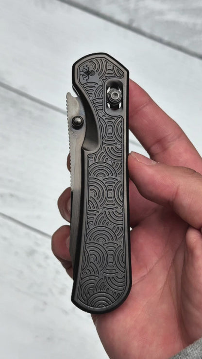 Piratech® x Urban Tsunami | Mirror-Polished DLC S90V w/ DLC Titanium Chaos Seigaiha™