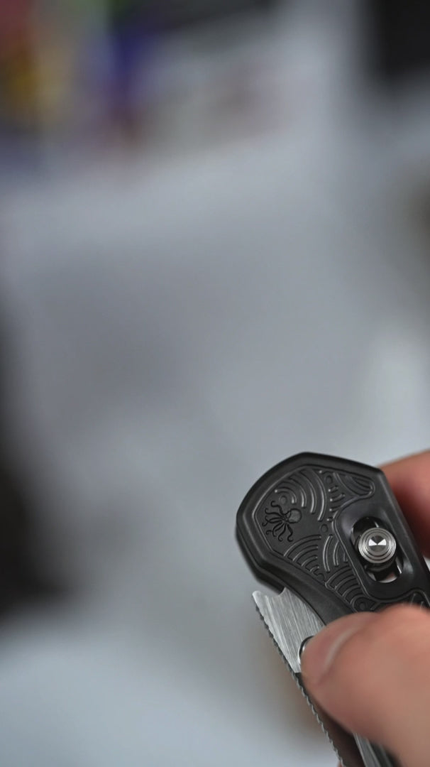 Piratech® x Urban Tsunami | Satin S90V w/DLC Blast Chaos Seigaiha™